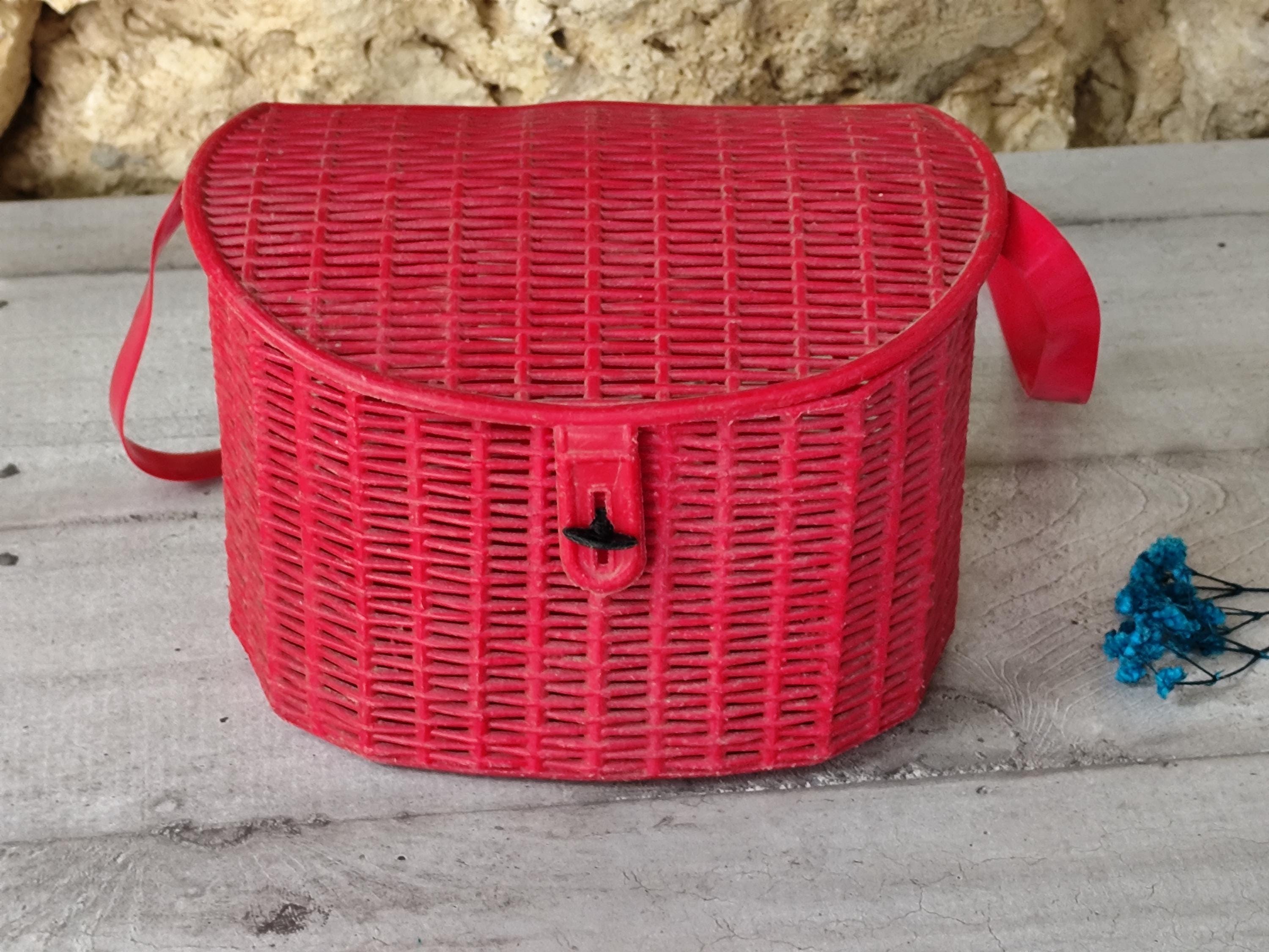 Ancien Panier De Pêche Artisanal Balinais – Vintage – État Correct