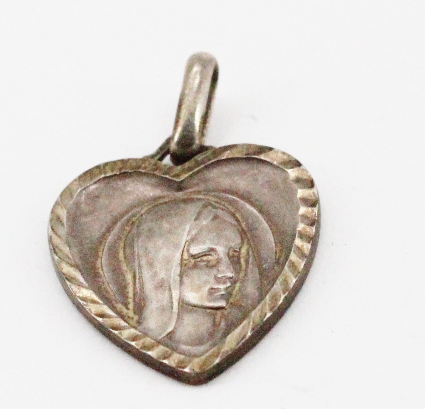 Ancienne Médaille Lourdes Coeur