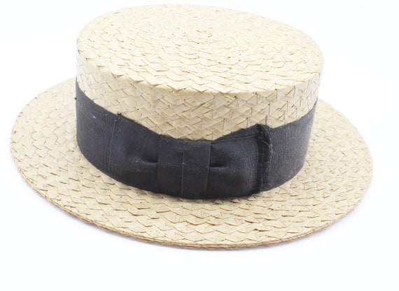 antique straw hat