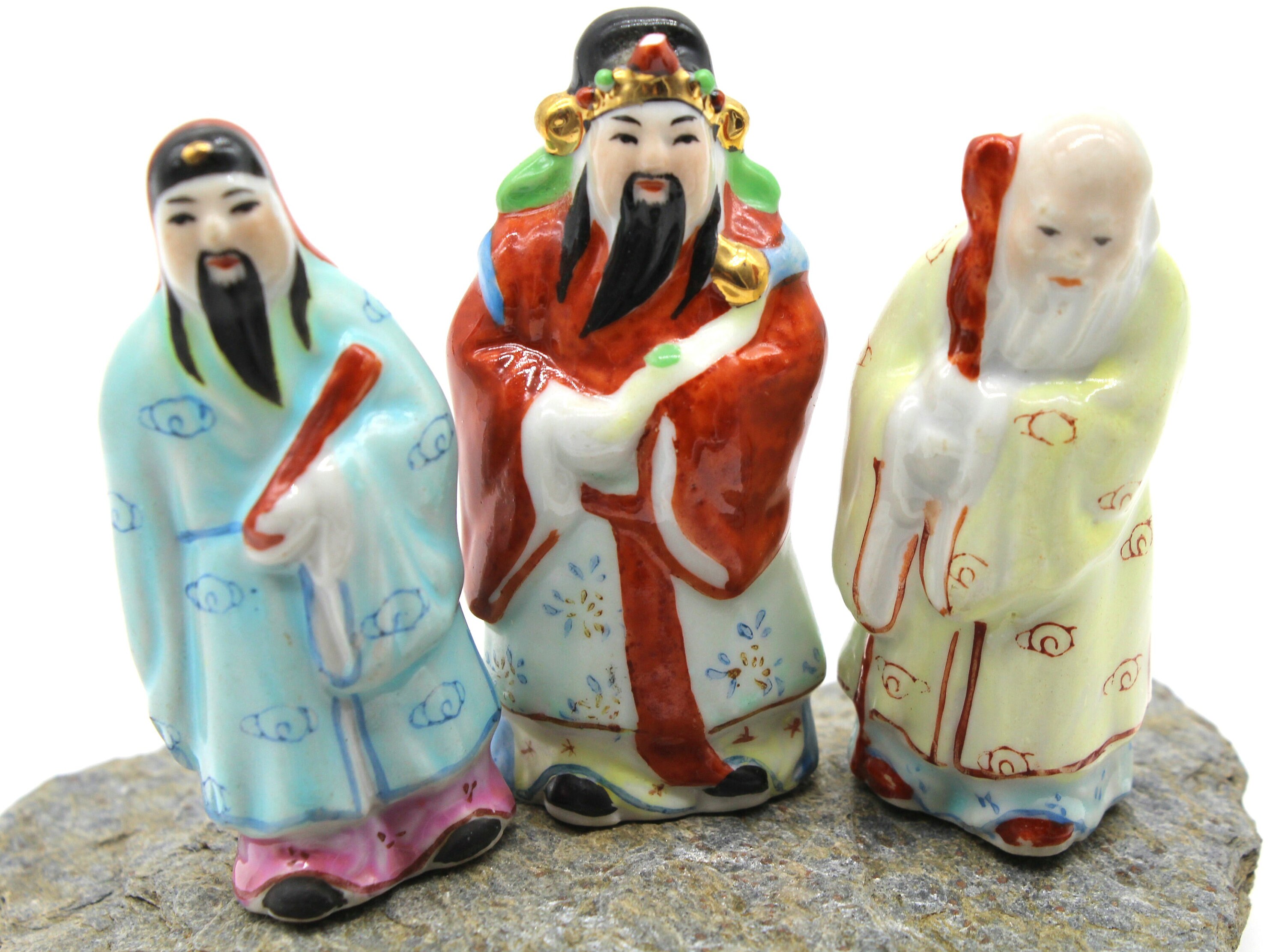 statues Chinoises Fuk Luk Sau