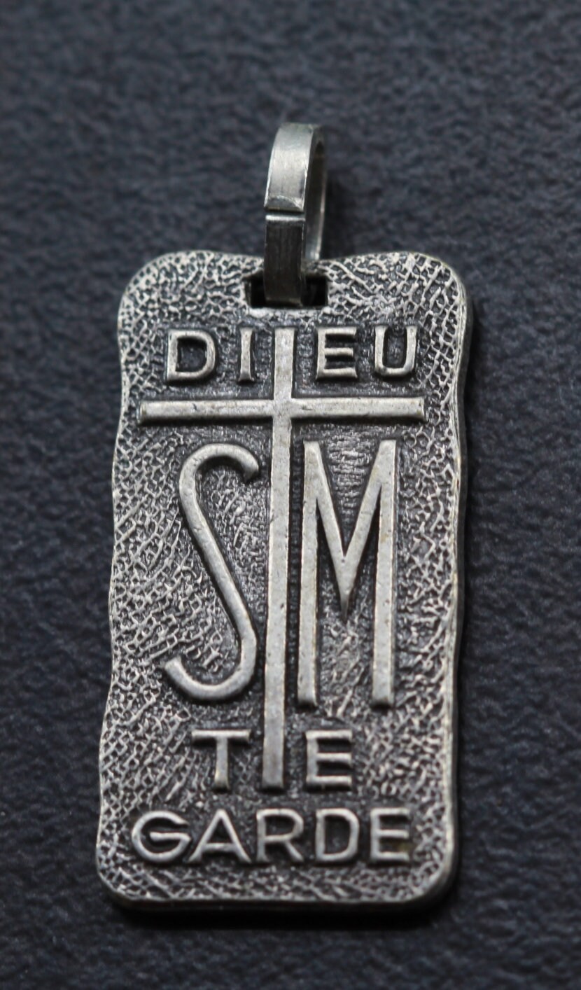 Ancienne Médaille Dieu Te Garde