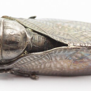 Vintage salttard salt mustard pepper decor cicada ceramic salter mustard