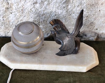 art déco lamp