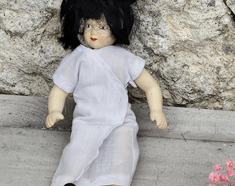 vintage porcelain doll