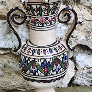 moroccan ceramic vase
