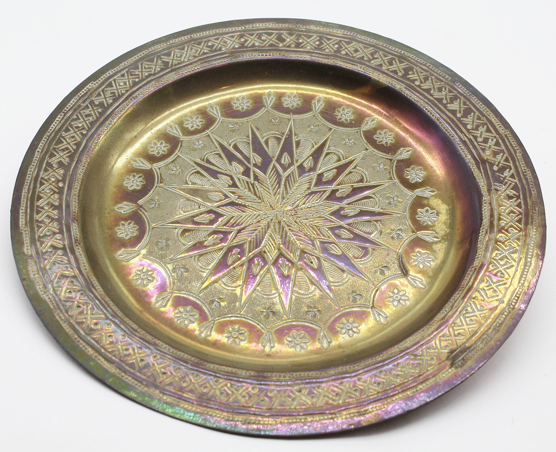 Petit Plateau Marocain en Laiton