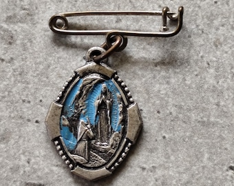 Médaille Religieuse Argent – Notre-Dame Et Calvaire De Betharram (Bayonne), D'occasion
