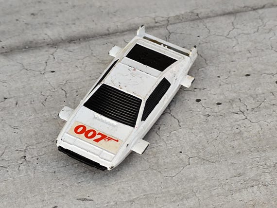 1977 Corgi Juniors 007 James Bond Lotus Spirit White Toy Car