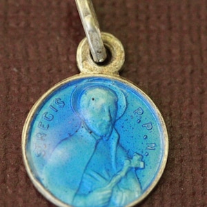 saint jean françois enamel regis medal