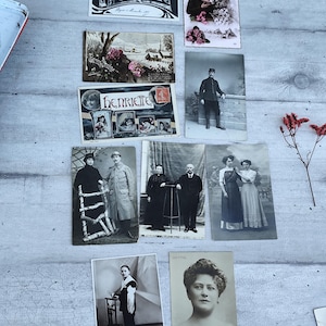 Lot de 10 cartes postales anciennes françaises