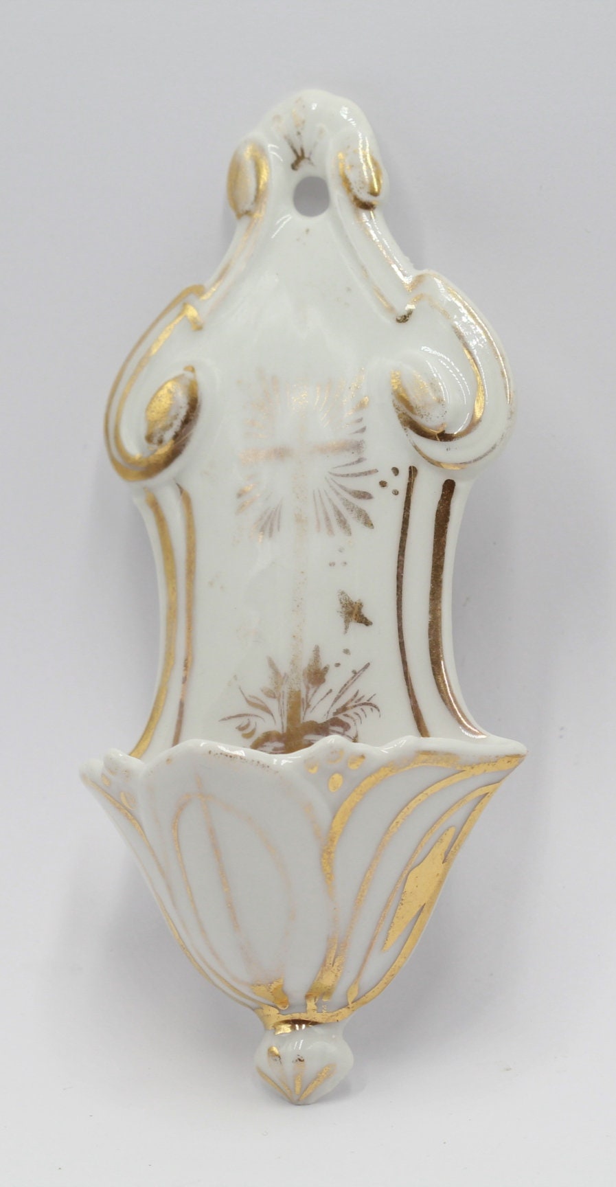 Ancien Bénitier en Céramique