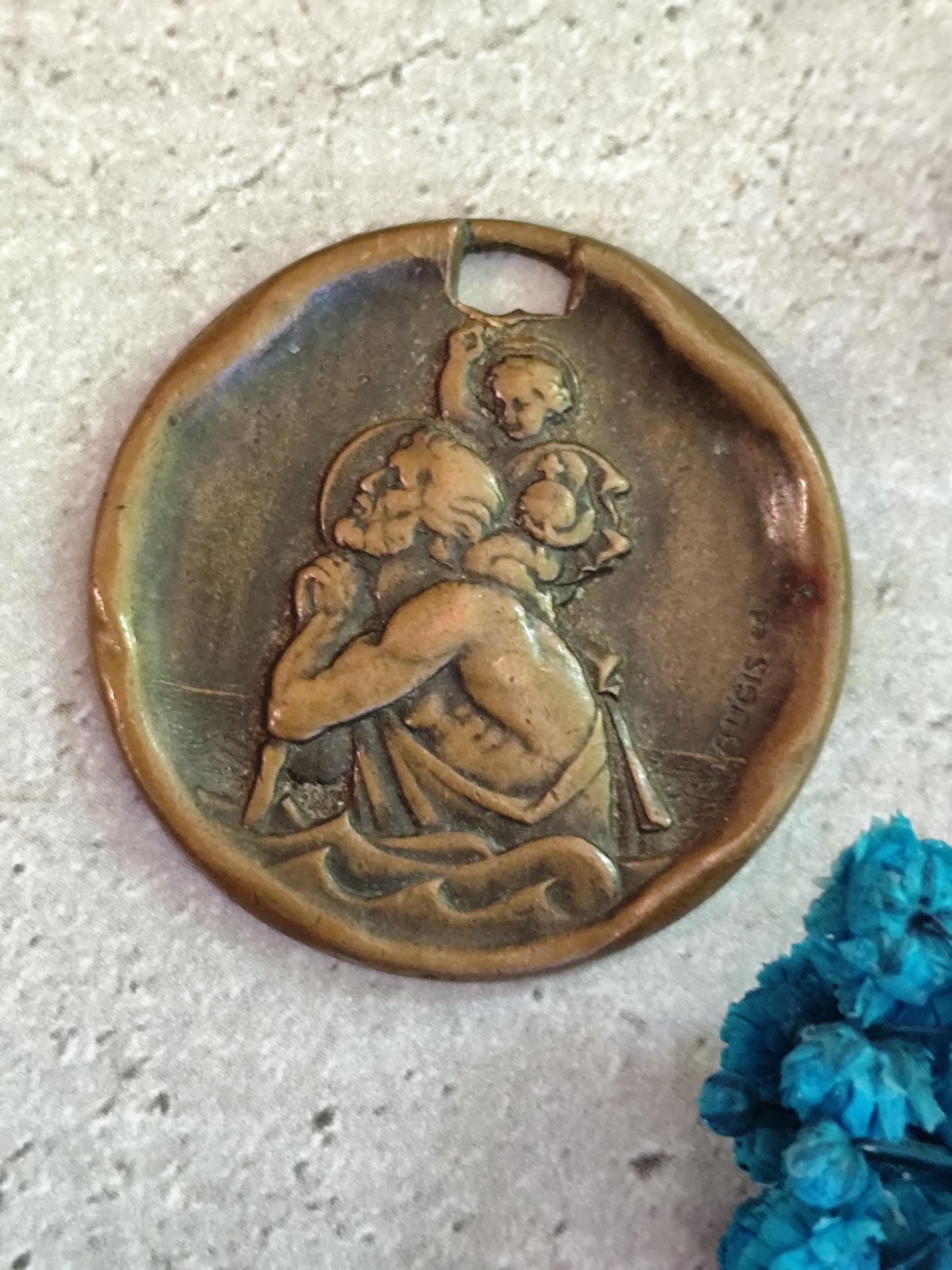 ANCIENNE MEDAILLE RELIGIEUSE saint Joseph signe OBC EUR 5,00 - FR