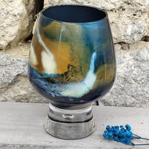 vintage glass vase