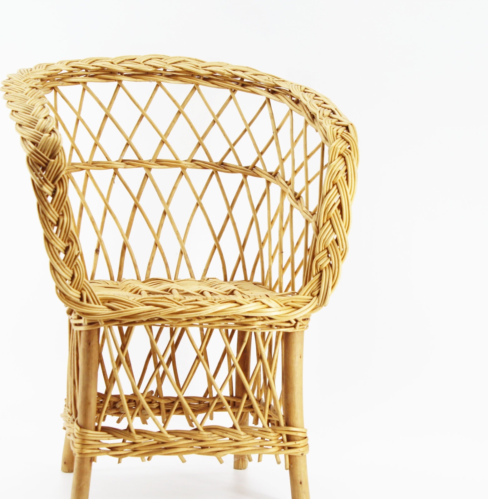 fauteuil Enfant Rotin
