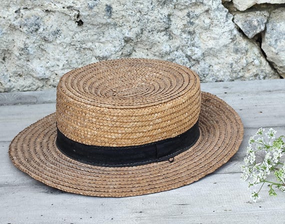 Handmade Vintage Straw Women Hat Handmade Water Hyacinth Sun Hat for Women Summer Woven Straw  main image 3
