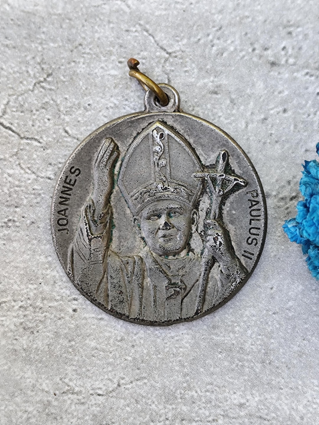 Medal of Pope John Paul II Pendant Johannes Paulus II 1983 - Etsy