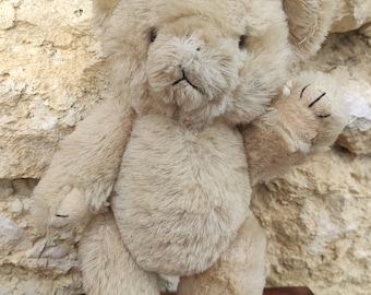 Grand Ours En Peluche Articulé Vintage 51 Cm - Ancien Jouet