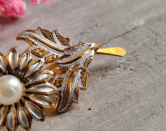 Bague de fiançailles en or jaune 14 carats faite main sertie de