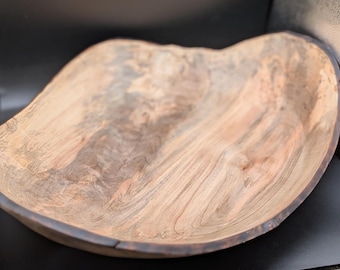 Giant Natural Edge Maple Bowl