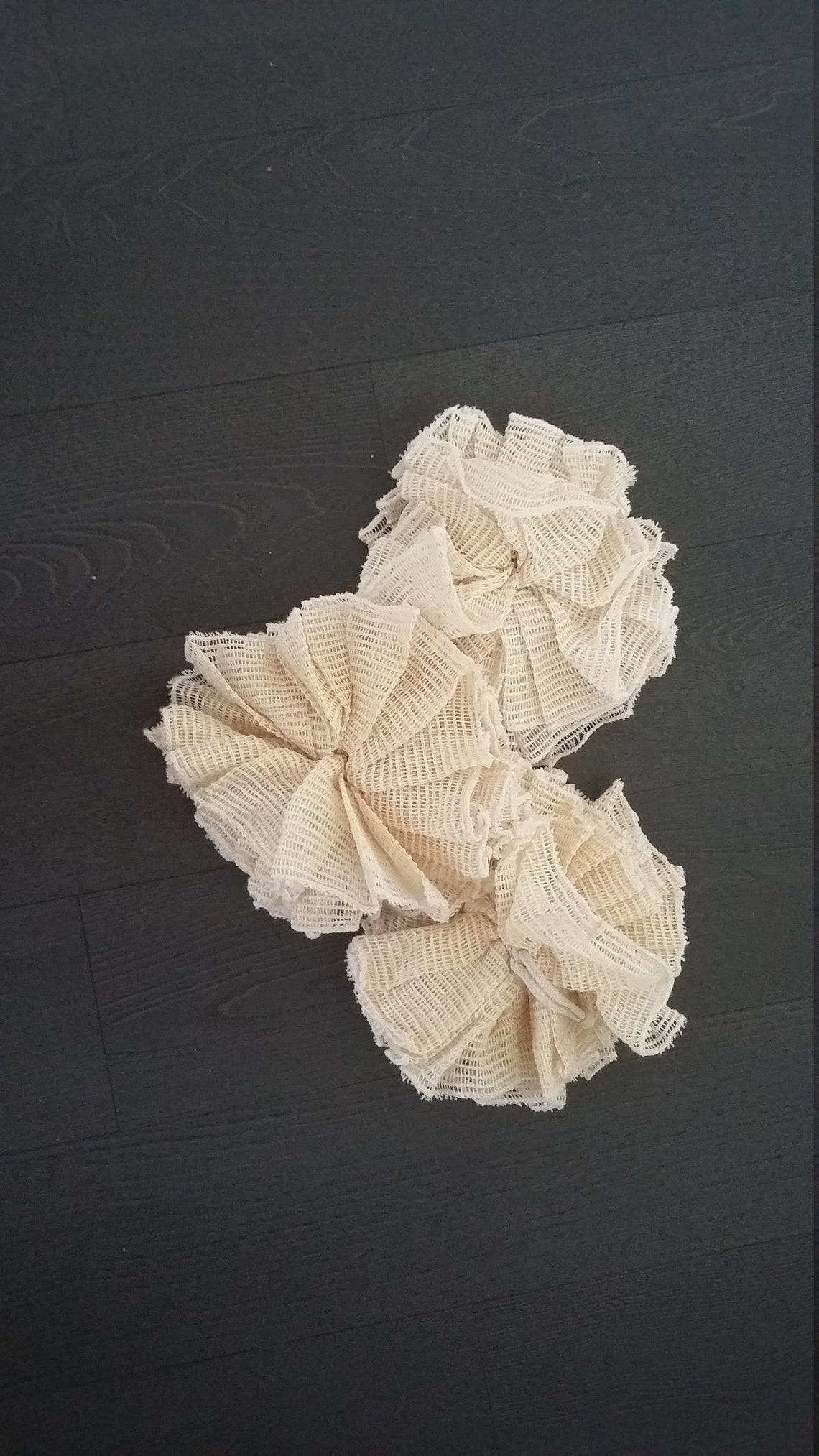 Natural Ramie Shower Scrunchie Exfoliating Luxury Soft Wash Etsy