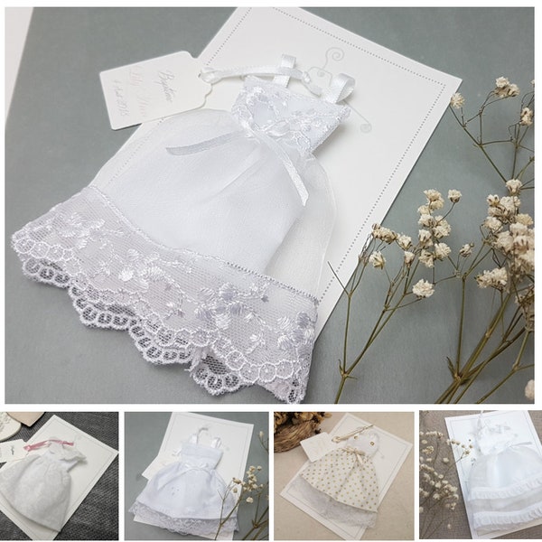 Faire part naissance, baptême , personnalisable, original, La petite Robe de princesse