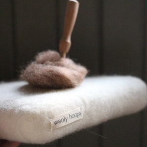 100% wool needle felting mat image 1