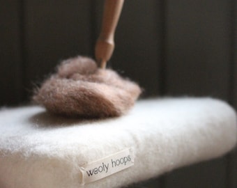 100% wool needle felting mat