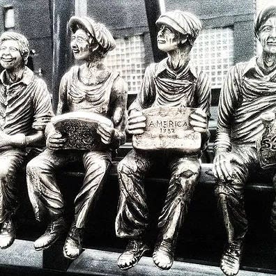 11 inch Ironworker Statues (Made of steel)