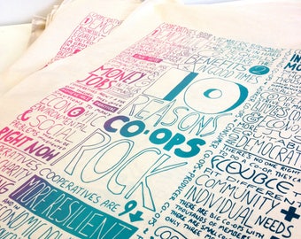 10 Reasons Co-ops Rock Tea Towel