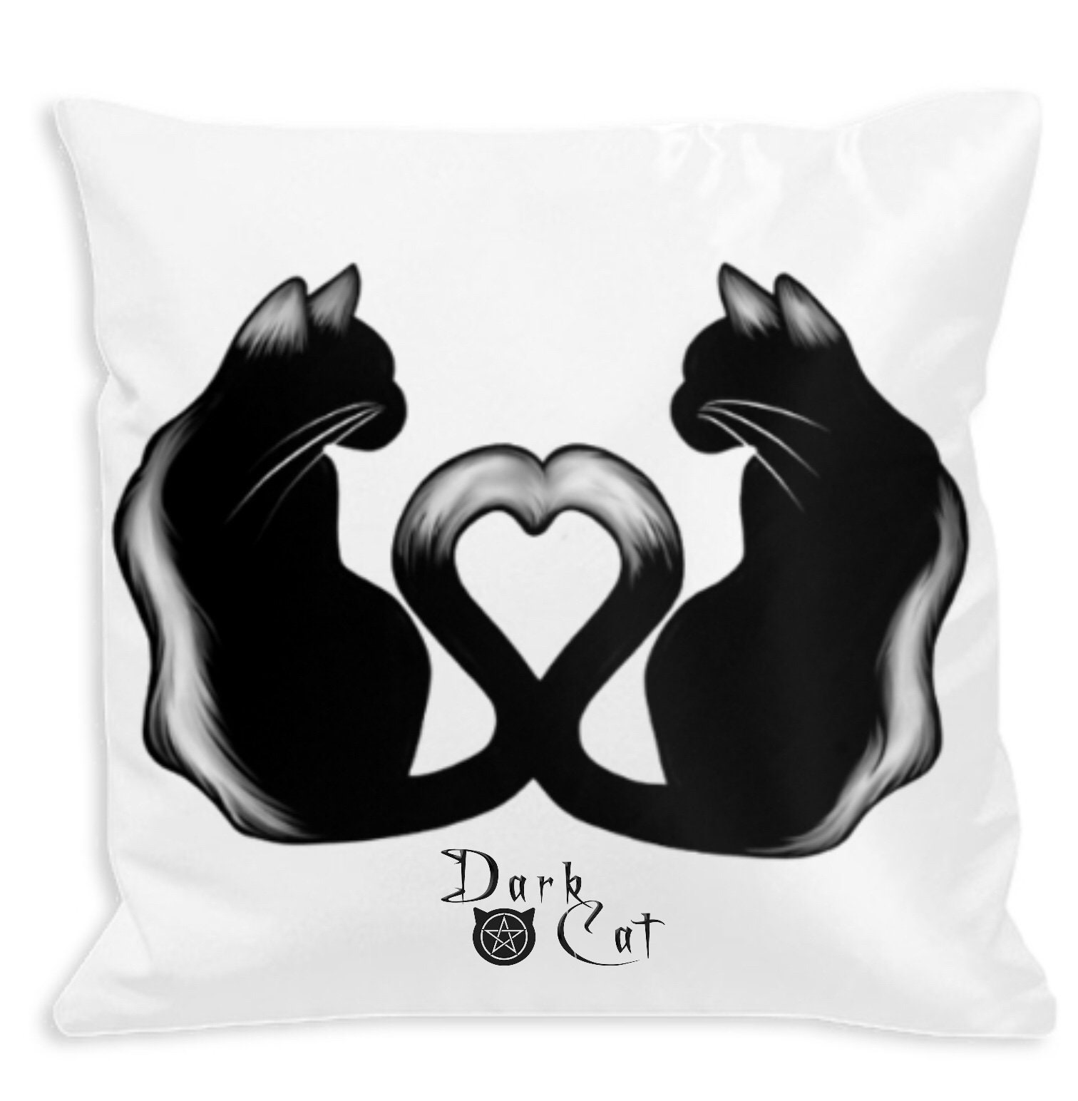 Coussin Chats Love Satin