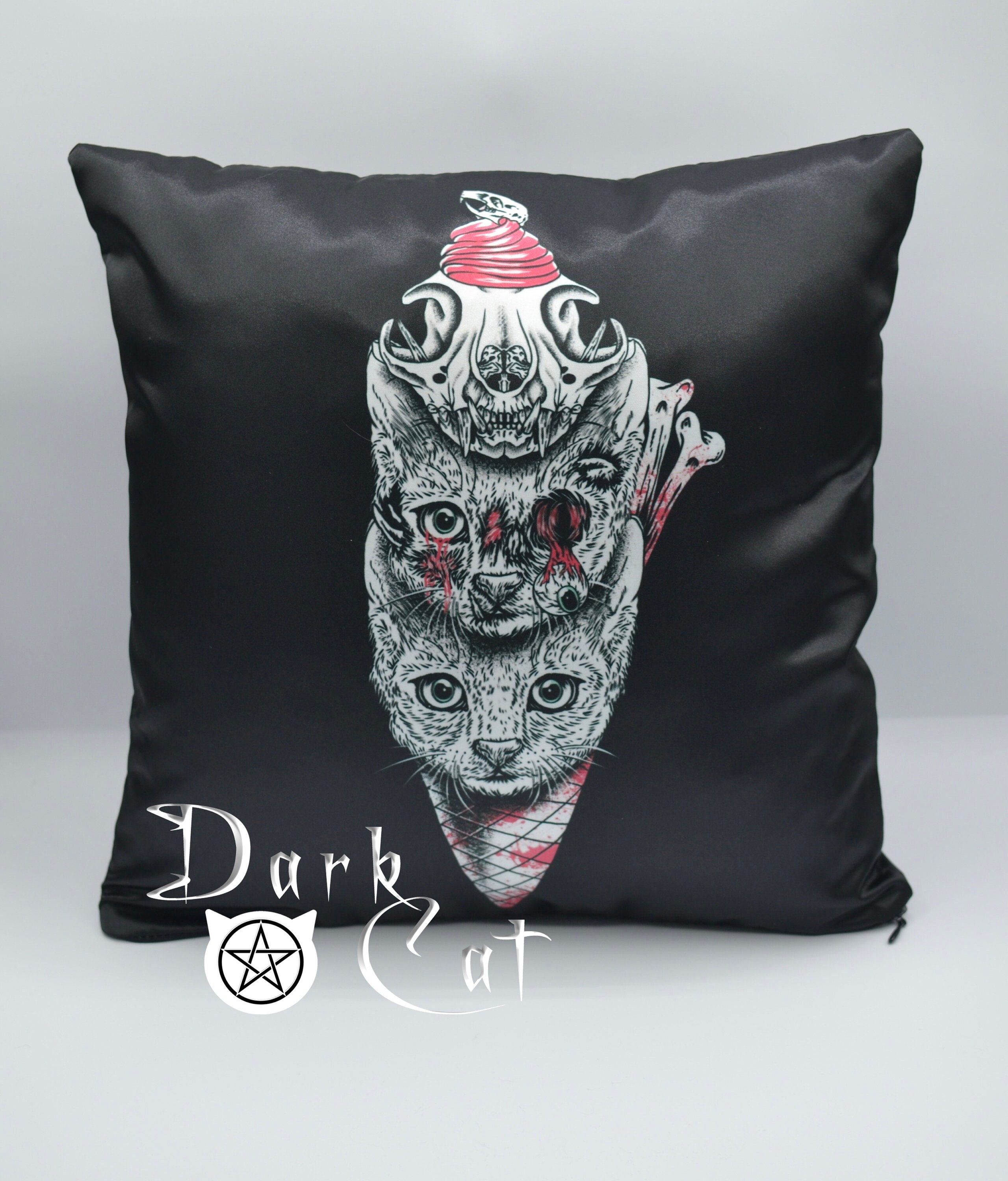 Coussins Ice Cats en Satin