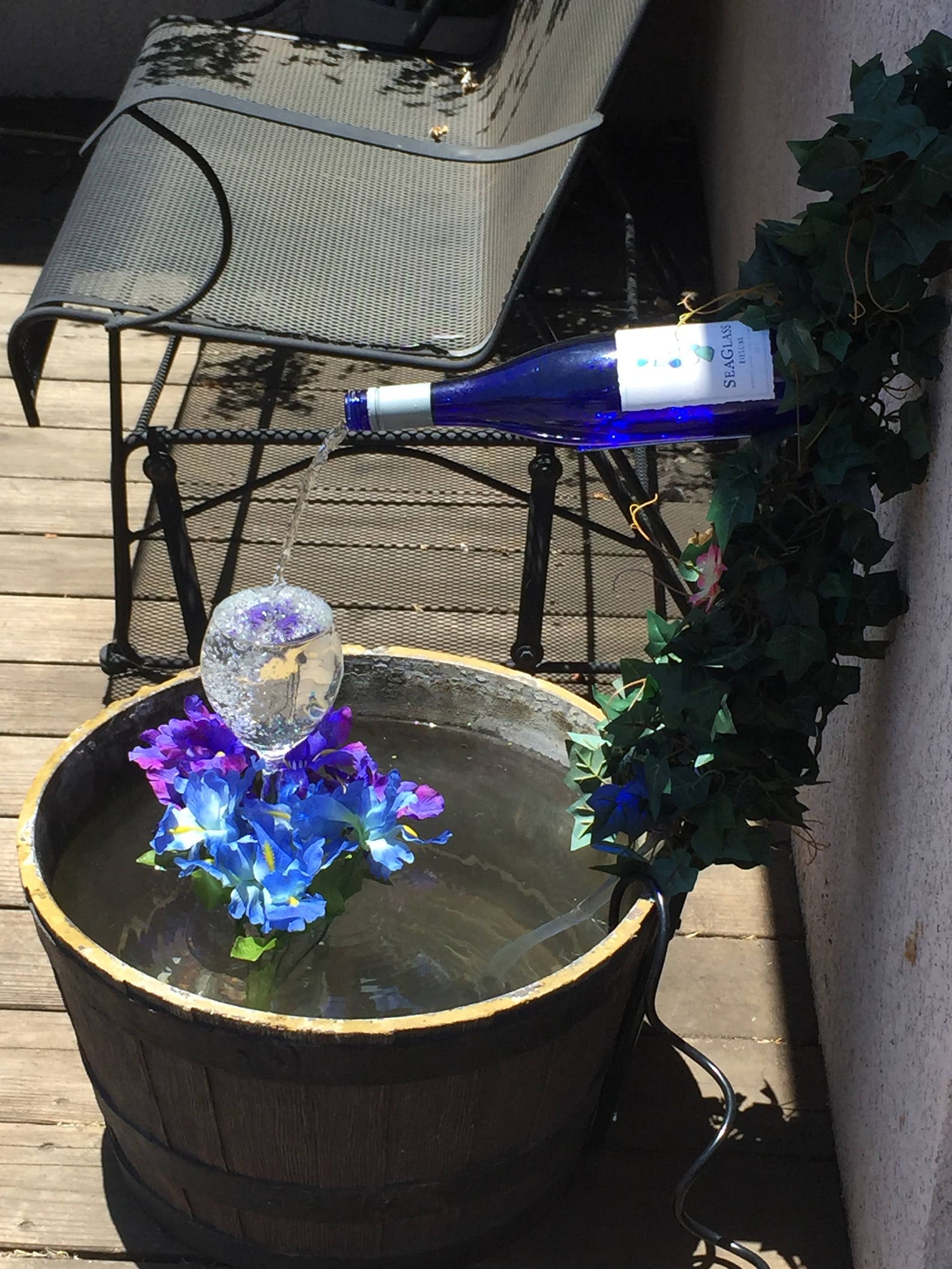 How to Make a Wine Bottle Fountainstepbystep Etsy