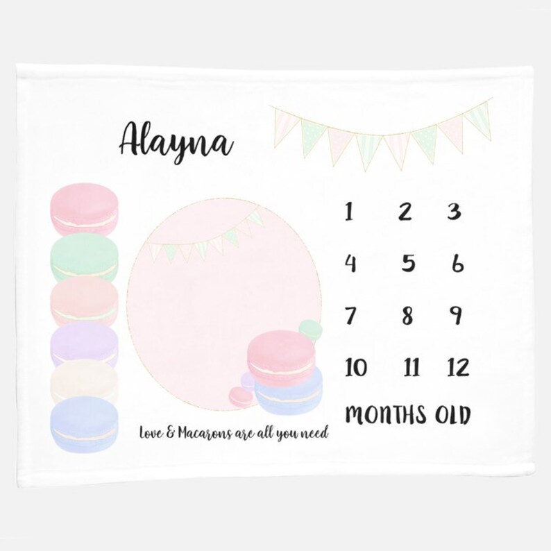 milestone blanket etsy