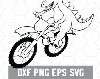 dinosaur on a bike
