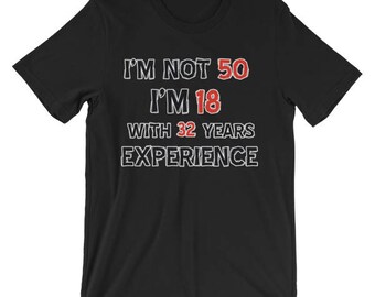 50th birthday Unisex short sleeve t-shirt
