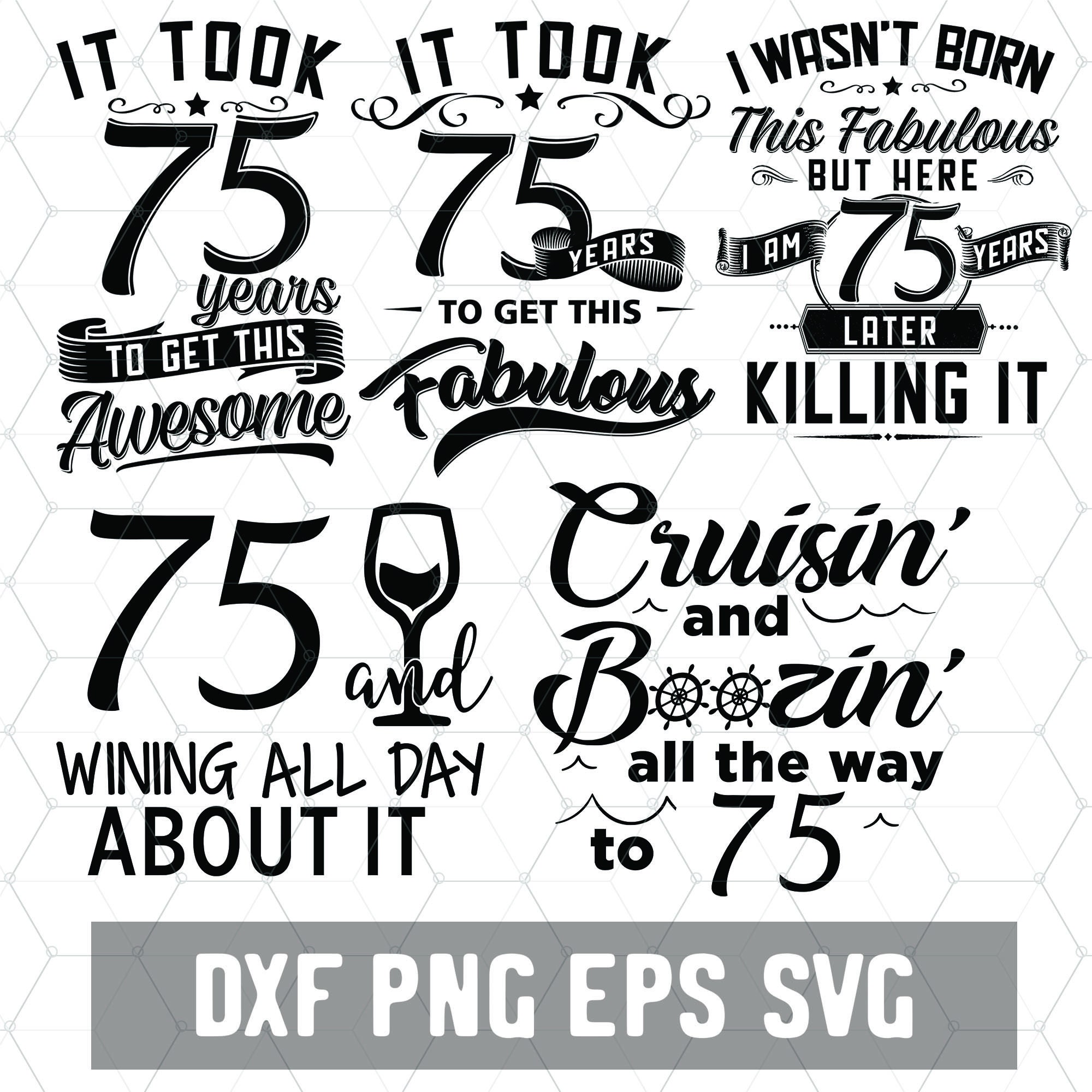 Funny 75th Birthday - Etsy Funny 75th Birthday - Etsy