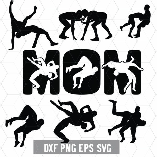 Wrestling SVG - Wrestler Svg - Wrestle Gifts - Wrestling Mom Digital Download - Wrestling Coach - Wrestling Dad PNG - Crafting Gifts