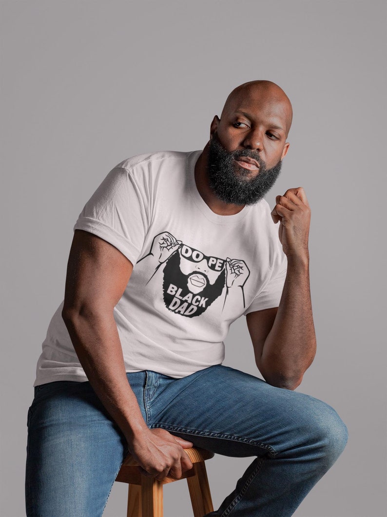 Download Dope Black Dad Beard SVG Bearded Bald Black Man Download ...