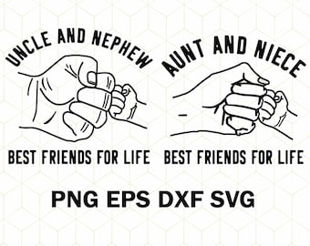 Bester Freund Onkel SVG - Tante Baby SVG - - Onkel Neffe SVG - Tante Niece SVG - Onkel Geschenke - Tante Geschenke - Digital Download