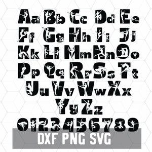 Dance Font SVG - Jazz Ballet Cricut - Alphabet Svg Files for Cricut  - Dance Mom Dxf - Ballerina Dancer Silhouette Download - Dance Clipart