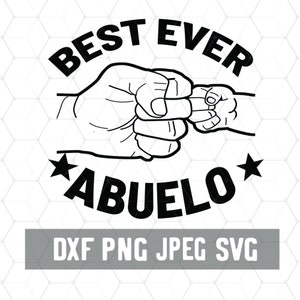 Best Ever - Opa Fistbump - Papa Dxf - Cricut Dateien - Digitaler Download