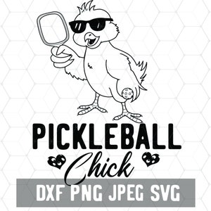 Pickleball Chick Svg File- Dink Mama Png - Digital Download - Cut File for Silhouette