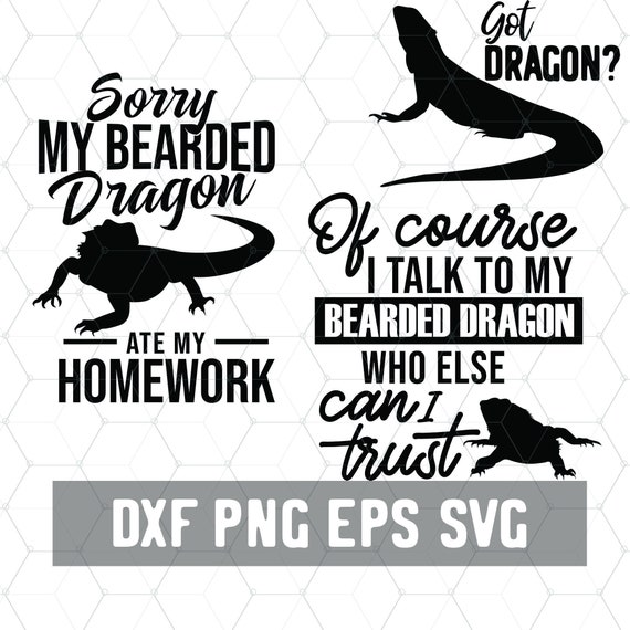 Download Bearded Dragon Qotes Svg Funny Reptile Svg Lizard Lady Etsy