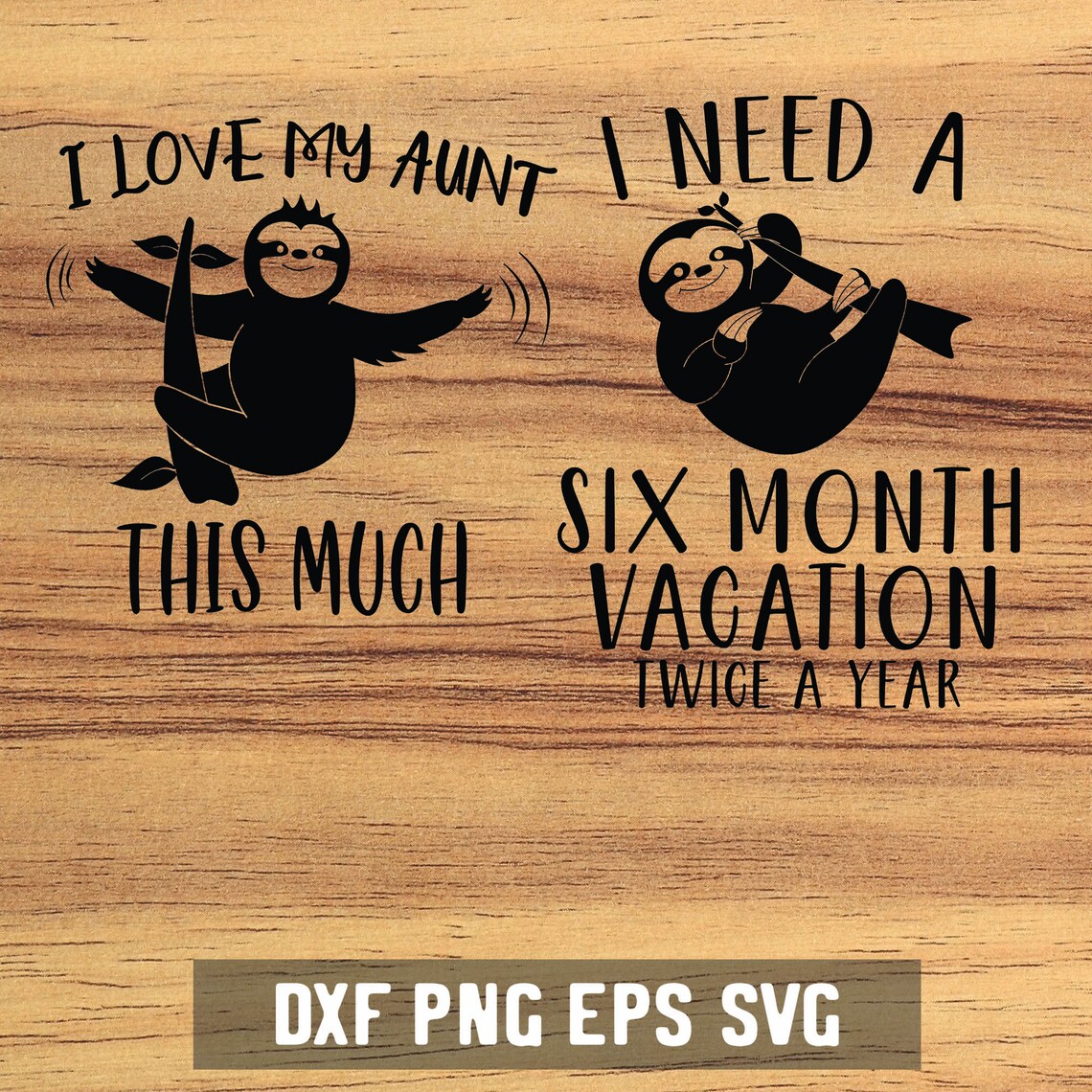 Cute Sloth SVG Funny Sloth Download Baby Sloth Sayings PNG | Etsy