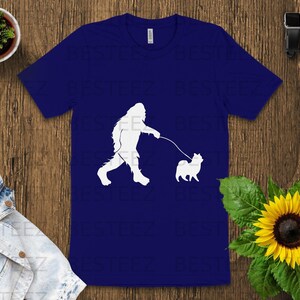 Bigfoot Walking Pomeranian Svg File- Dog Rescue Png - Digital Download - Cut File for Silhouette image 2