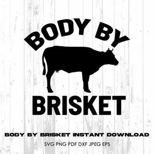 Corpo di Brisket Svg File- Barbecue Png - Download digitale - Brisket Svg - BBq- File di taglio per Silhouette