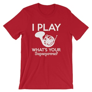 French horn player | French Horn | French Horn Gifts | Marching Band | french Horn Unisex short sleeve t-shirt