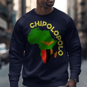 Chipolopolo Zambia Flag T Shirt, African Map Sweatshirt, Zambia Soccer Tee, Zambia Pride Gift, Soccer Fan Gift, Zambia National Team Apparel