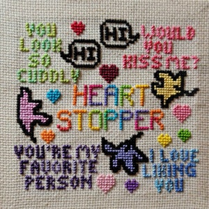 PDF ONLY- Heartstopper Cross Stitch Pattern