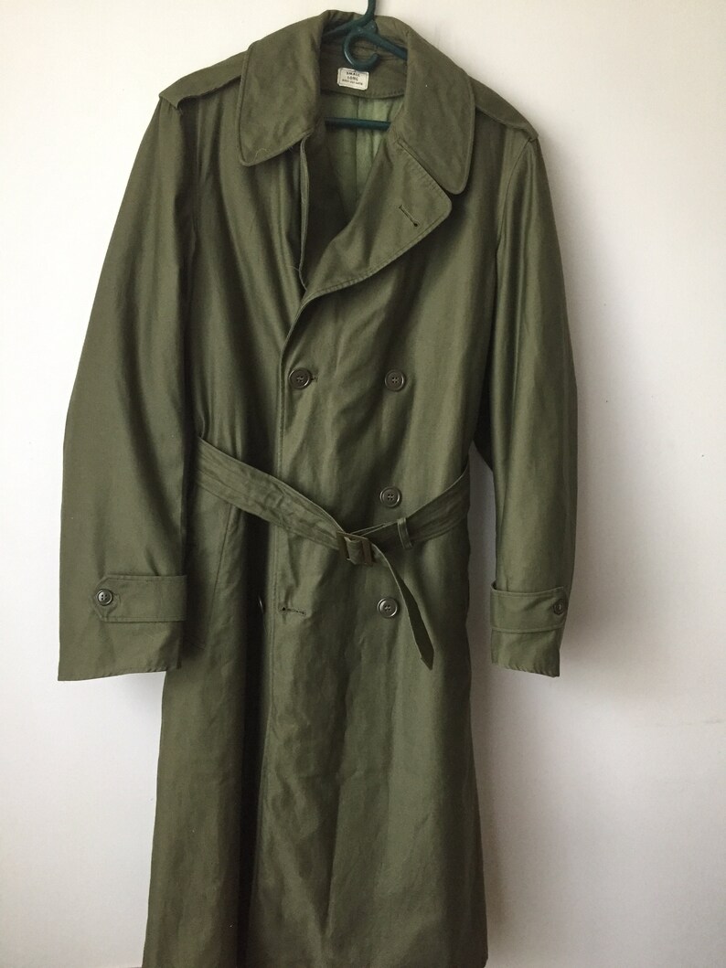 Vietnam Era Vintage 60's U.S. Army Overcoat with Lining & | Etsy